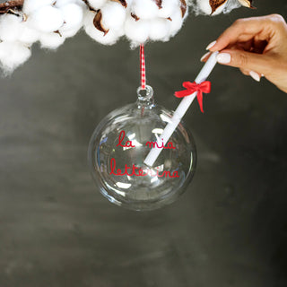 Simple Day Pallina di Natale La Mia Letterina 12 cm