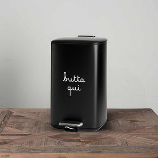Simple Day Bathroom Dustbin 5L Black