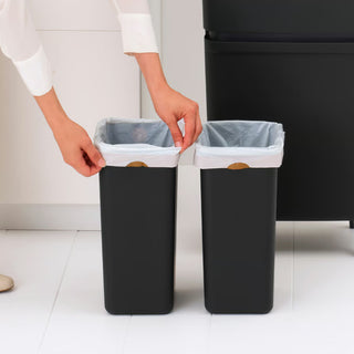 Brabantia Pattumiera Recycle Bin SortUp Hi 10+10+25 lt Dark Grey