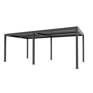 Xone Pergola Bioclimatica Autoportante in Alluminio 3x6 Mt Antracite