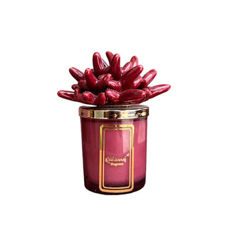 Melaverde Candela Anemone Bordeaux in Ceramica 200g