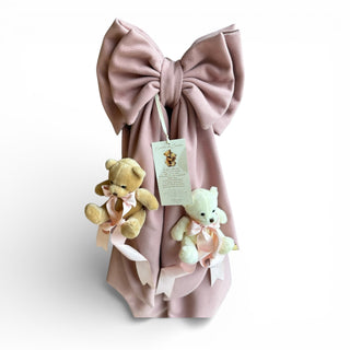 Madame Fiocco Fiocco Maxi Orsetti Rosa H80 cm