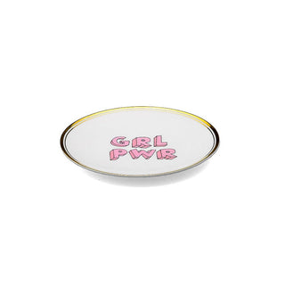 Bitossi Home Girl Power Plate D17 cm in Porcelain