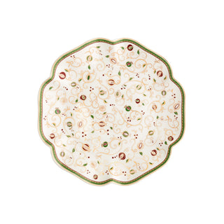 Brandani Weihnachtsteller mit Partydekoration, 31 cm Durchmesser