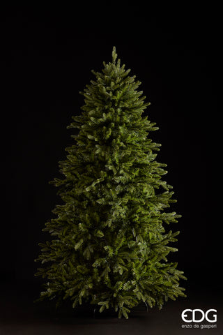 EDG Enzo de Gasperi Albero di Natale Pino Cristallo H 180 cm Natural senza led