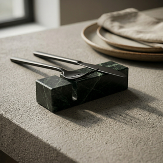 Le Gioie Poggia Posate in Marmo Verde Alpi 8.5 cm