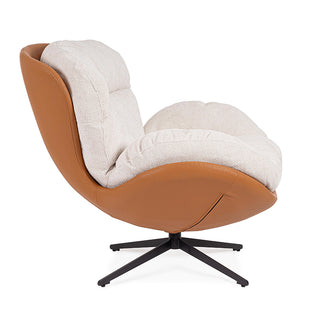 Andrea Bizzotto Adinda Drehsessel aus Leder