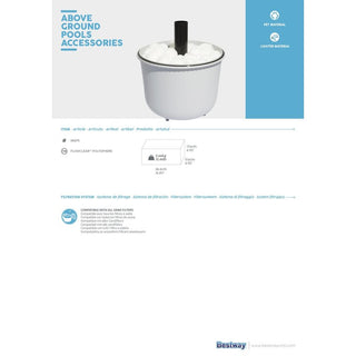 Bestway Sfere filtranti Polysphere per pompa filtro a sabbia