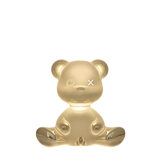 Qeeboo Lampada da Tavolo Teddy Boy Luce Led Gold