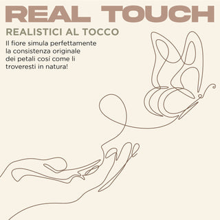 EDG Enzo de Gasperi Bouquet di tulipani Gialli H40 cm