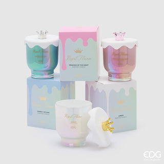 EDG Enzo De Gasperi Set 3 Candele Royal Profumate Natalizie H12.5 cm