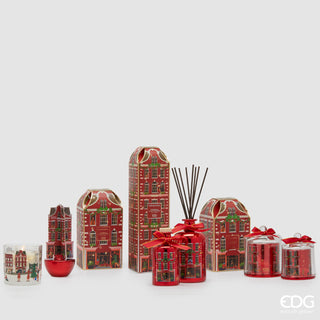 EDG Enzo De Gasperi Rue de Rivoli Rote Kerze mit Zimtduft H12