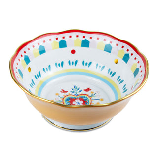 Baci Milano Mamma Mia Heart Salad Bowl D26 cm in Porcelain