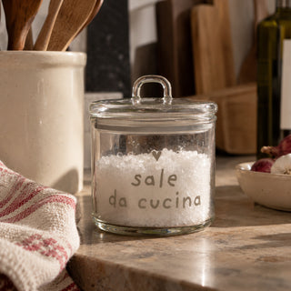 Simple Day Barattolo Sale da Cucina in Vetro D12 Cm