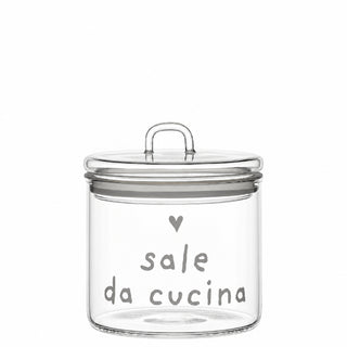 Simple Day Barattolo Sale da Cucina in Vetro D12 Cm