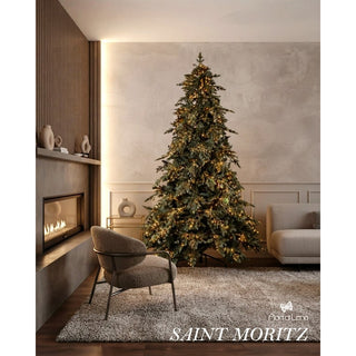 Fiori di Lena Albero di Natale St Moritz cm 3000 Mini Led H180 D125 cm