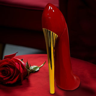 Sequenze Vaso Glam Rosso Oro H30 cm
