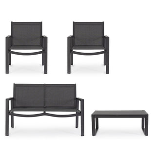 EDG Enzo de Gasperi Garden Set 5 Pieces Table with 4 Chairs