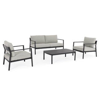 Andrea Bizzotto Salotto da Esterni Sirius Vapor in Alluminio Antracite