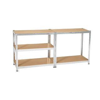 Scaffale Metallico Modulare 5 Ripiani 180x90x40 cm Portata 175 Kg per ripiano