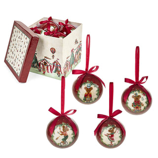 Nuvole di Stoffa Set 8 Palline di Natale Bear D7,5 cm