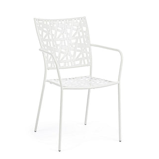 Andrea Bizzotto Kelsie 5 Piece Outdoor Garden Set White