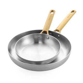 GreenPan Set 2 Padelle Padova Steel 20 + 28 cm