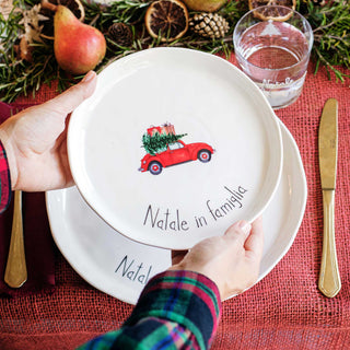 Simple Day 18-Piece Family Christmas Stoneware Dinnerware Set