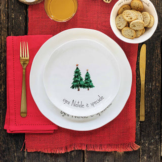 Simple Day 18-teiliges Geschirrset: Jedes Weihnachtsfest wird zu etwas Besonderem – aus Steingut