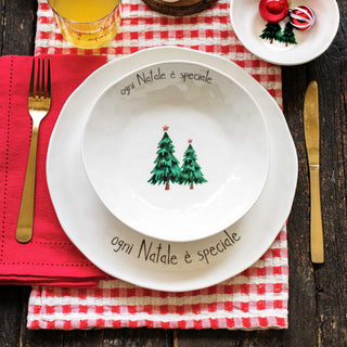 Simple Day 18-teiliges Geschirrset: Jedes Weihnachtsfest wird zu etwas Besonderem – aus Steingut