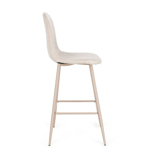 Andrea Bizzotto Sgabello da interni Irelia Tortora e Beige H102 cm