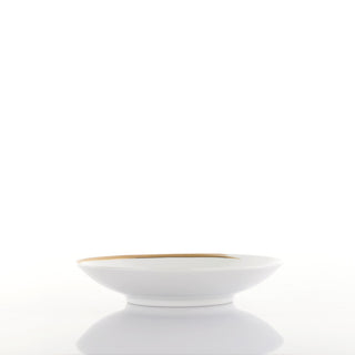 Weissestal 18-teiliges Vintage Gold Shiro Weihnachtsgeschirr-Set aus Porzellan