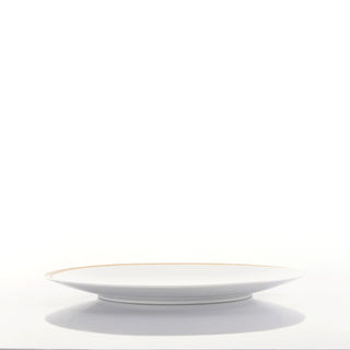 Weissestal 18-teiliges Vintage Gold Shiro Weihnachtsgeschirr-Set aus Porzellan