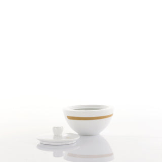 Weissestal Christmas Sugar Bowl Vintage Gold Shiro 260ml in Porcelain