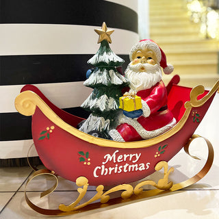 Timstor Santa Claus in Sleigh 53x23x44 cm