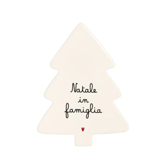 Simple Day Sottopentola Natalizio Albero Natale in Famiglia 21x15 cm