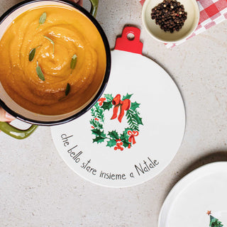 Simple Day Sottopentola Natalizio Che Bello Stare Insieme a Natale in Gres