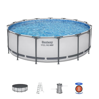 Bestway Piscina fuori terra Rotonda Power Steel pro da 475x122 cm