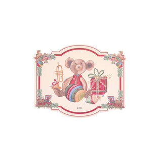 Nuvole Di Stoffa Tovaglietta Americana Vintage Toys Orsetto 47x38 cm in Vinile