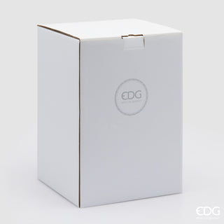 EDG Enzo De Gasperi Vaso Righe con Sfera H31 D19 cm Verde Chiaro