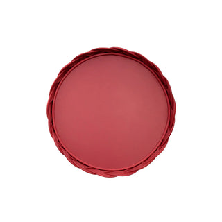 Bitossi Home Mittleres Tablett Braid D41 cm Rot