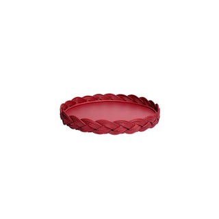 Bitossi Home Vassoio Small Treccia D36 cm Rosso