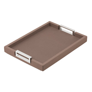 Giobagnara Victor Mittleres Tablett aus Rauchleder