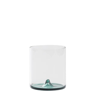 Zafferano Set 4 Tumbler Discobolo 345ml in Vetro Verde Lago