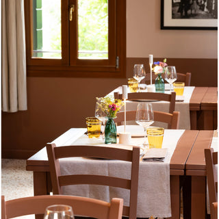 Zafferano Lampada da Tavolo Carolina 28 cm Bianco Lucido