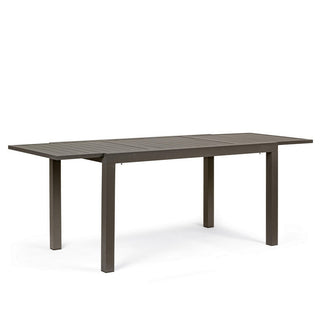 Andrea Bizzotto Hilde Extendable Table 140-210 x 77 cm in Aluminum Coffee