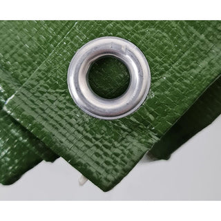 Telo impermeabile da Esterno Occhiellato In Polietilene Rinforzato Antistrappo 180gr/m² 5x4 mt
