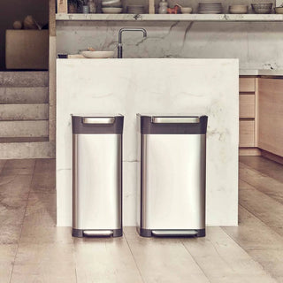 Joseph&Joseph Compattatore per Rifiuti Titan 30L in Acciaio Inox