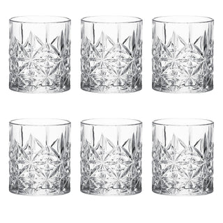 Tognana set of 6 Vendome Transparent Tumbler Glasses 335 ml