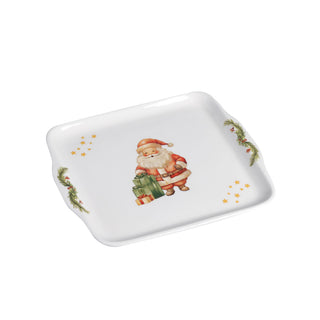 Love Tiffani Weihnachtsblumentablett 24x24 cm aus Keramik